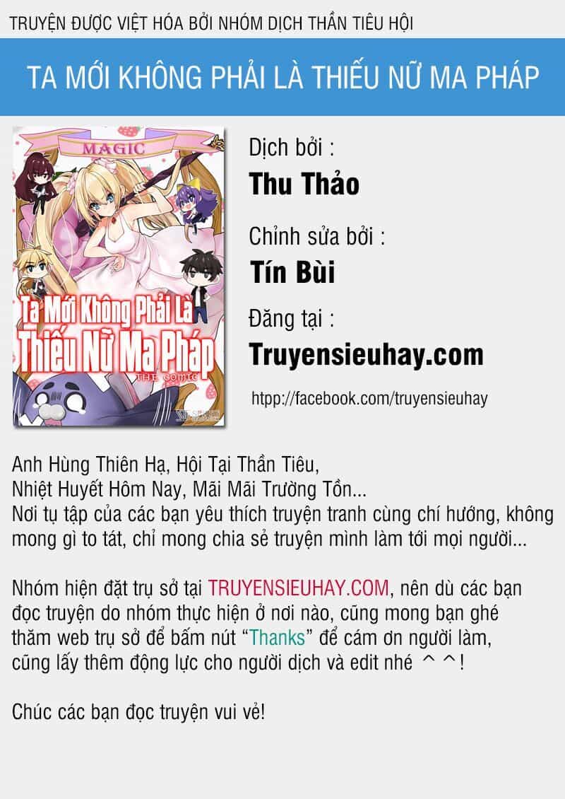 Ta Mới Không Phải Là Thiếu Nữ Ma Pháp - Chương 1 - ảnh 1