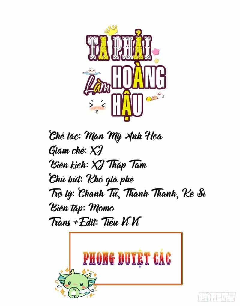 Ta Phải Làm Hoàng Hậu - Chương 4 - ảnh 1