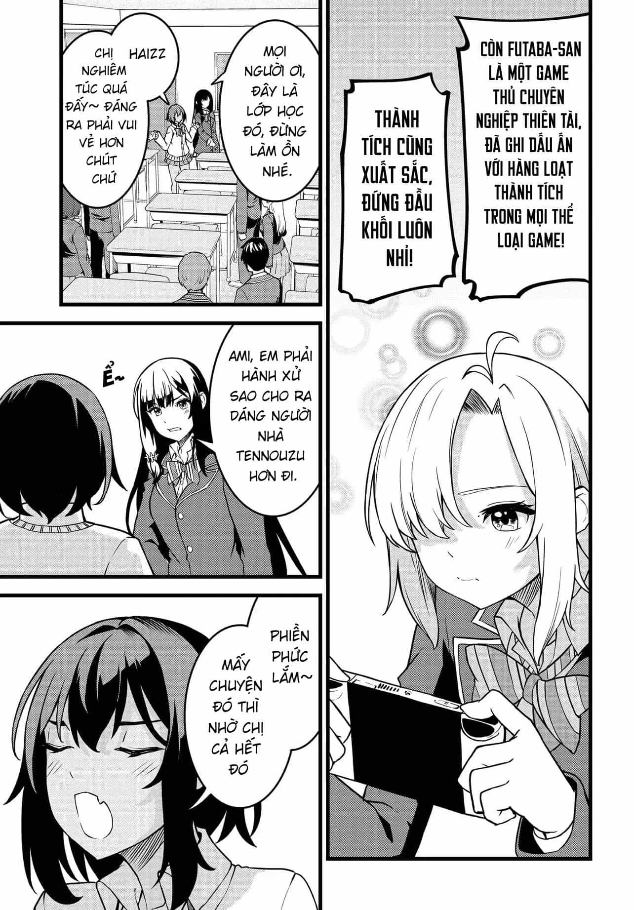 Tensai Bishoujo Sanshimai Wa Isourou Ni Dake Choro Kawaii - Chương 1 - ảnh 12