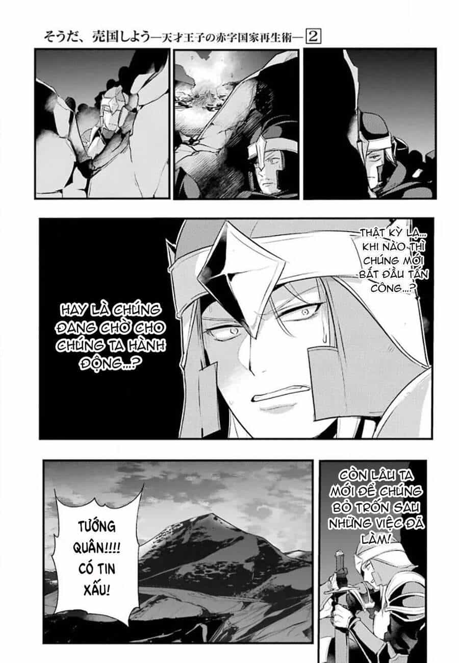 Tensai Ouji No Akaji Kokka Saisei Jutsu - Souda, Baikoku Shiyou - Chương 22 - ảnh 8