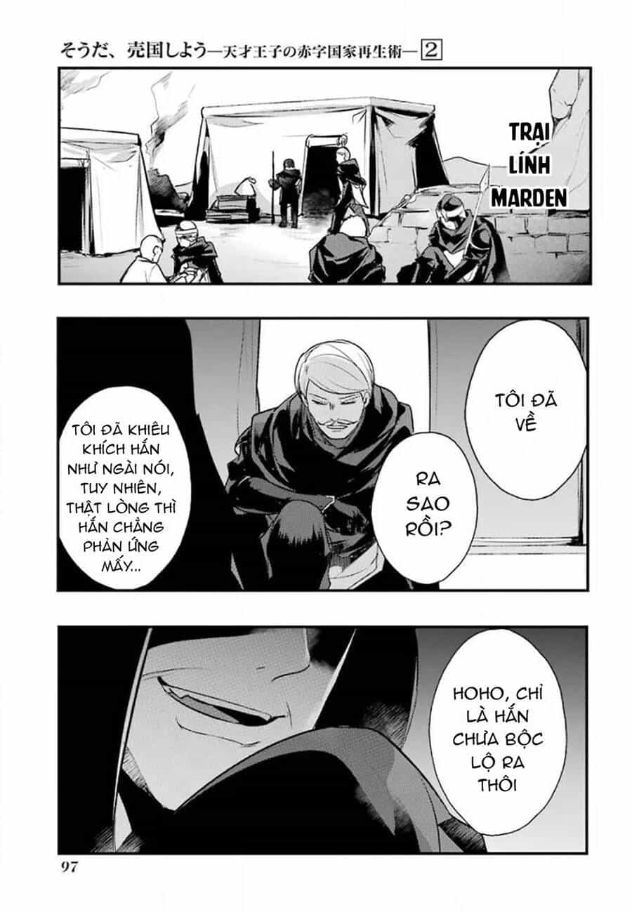 Tensai Ouji No Akaji Kokka Saisei Jutsu - Souda, Baikoku Shiyou - Chương 24 - ảnh 6