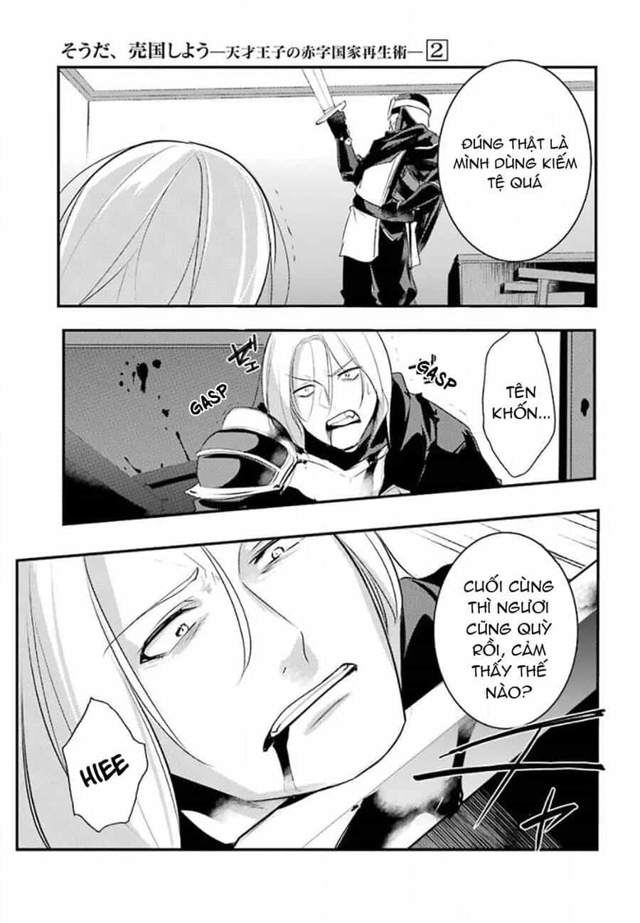 Tensai Ouji No Akaji Kokka Saisei Jutsu - Souda, Baikoku Shiyou - Chương 25 - ảnh 9