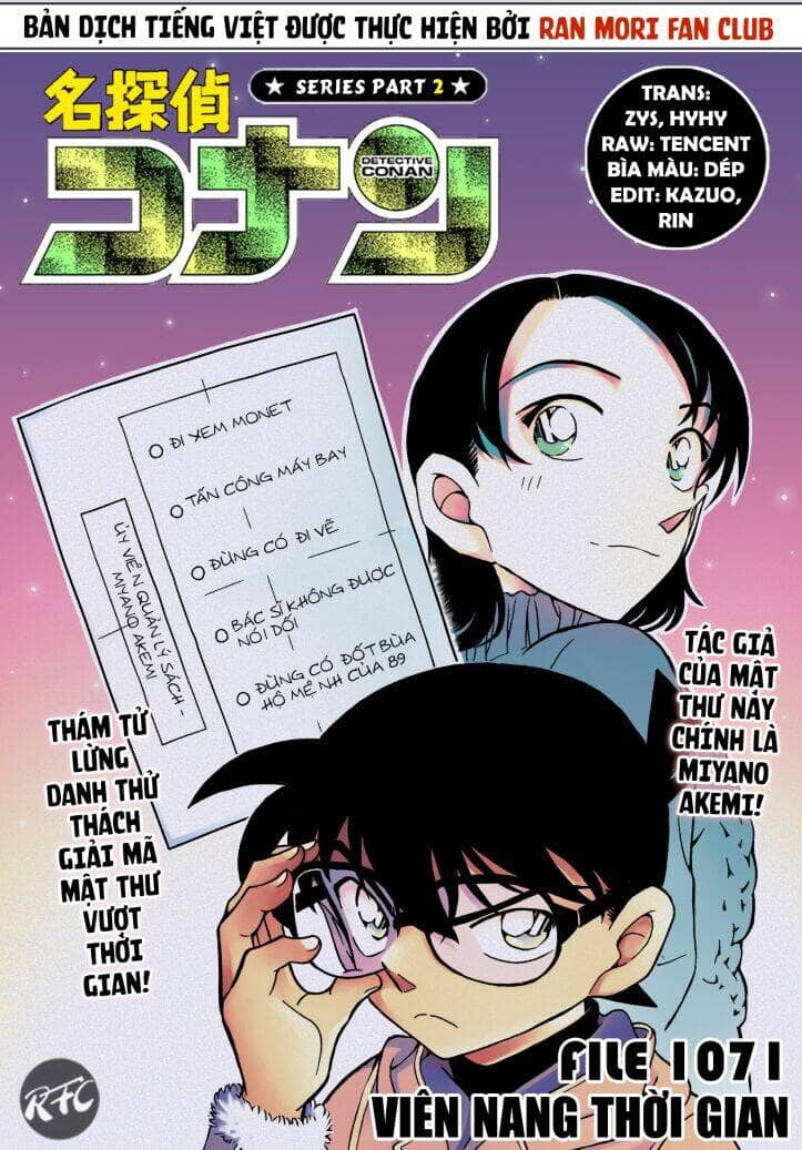Thám Tử Conan - Chương 1071 - ảnh 1