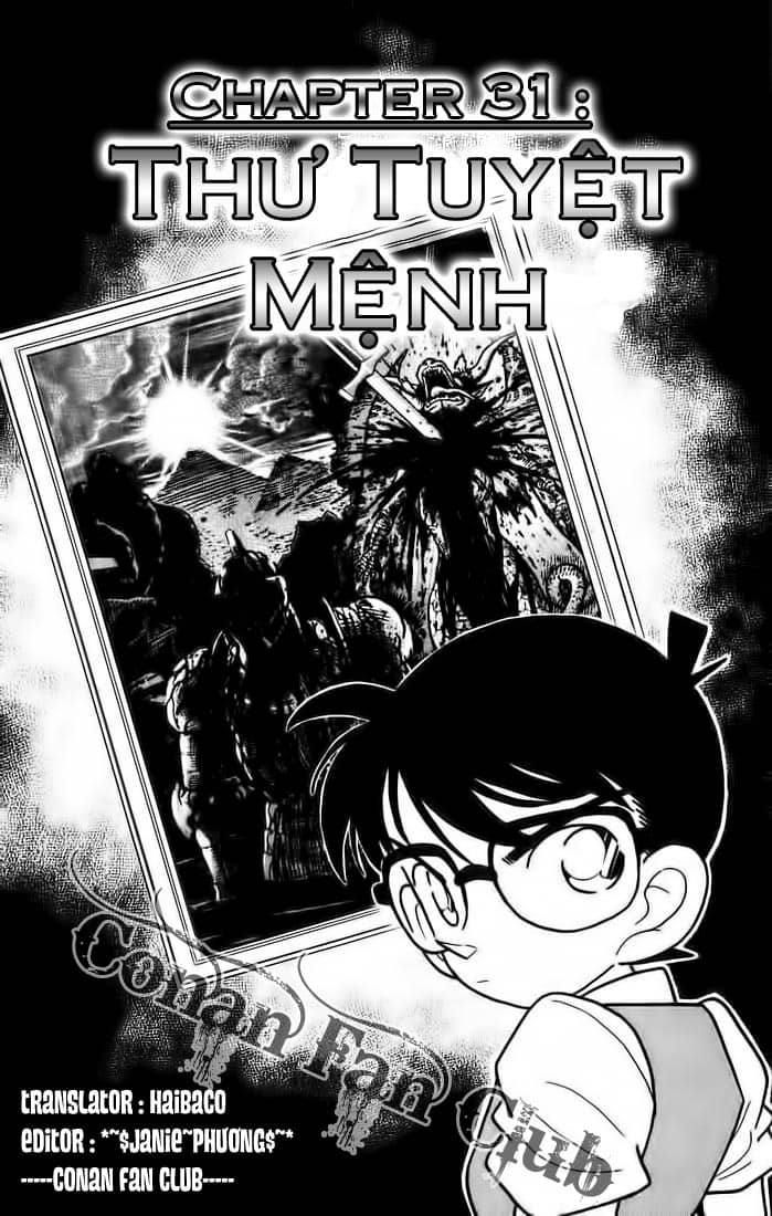 Thám Tử Conan - Chương 31 - ảnh 1