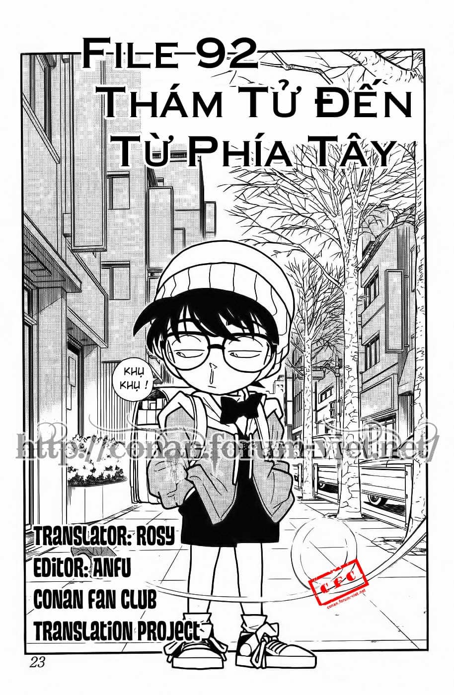 Thám Tử Conan - Chương 92 - ảnh 1