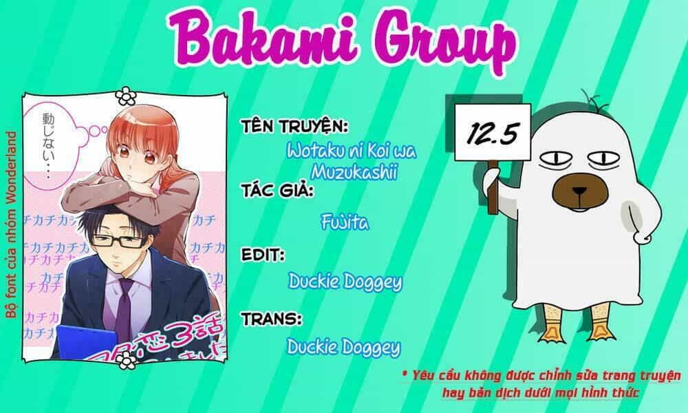 Thật Khó Để Yêu 1 Otaku - Chương 12.5 - ảnh 1