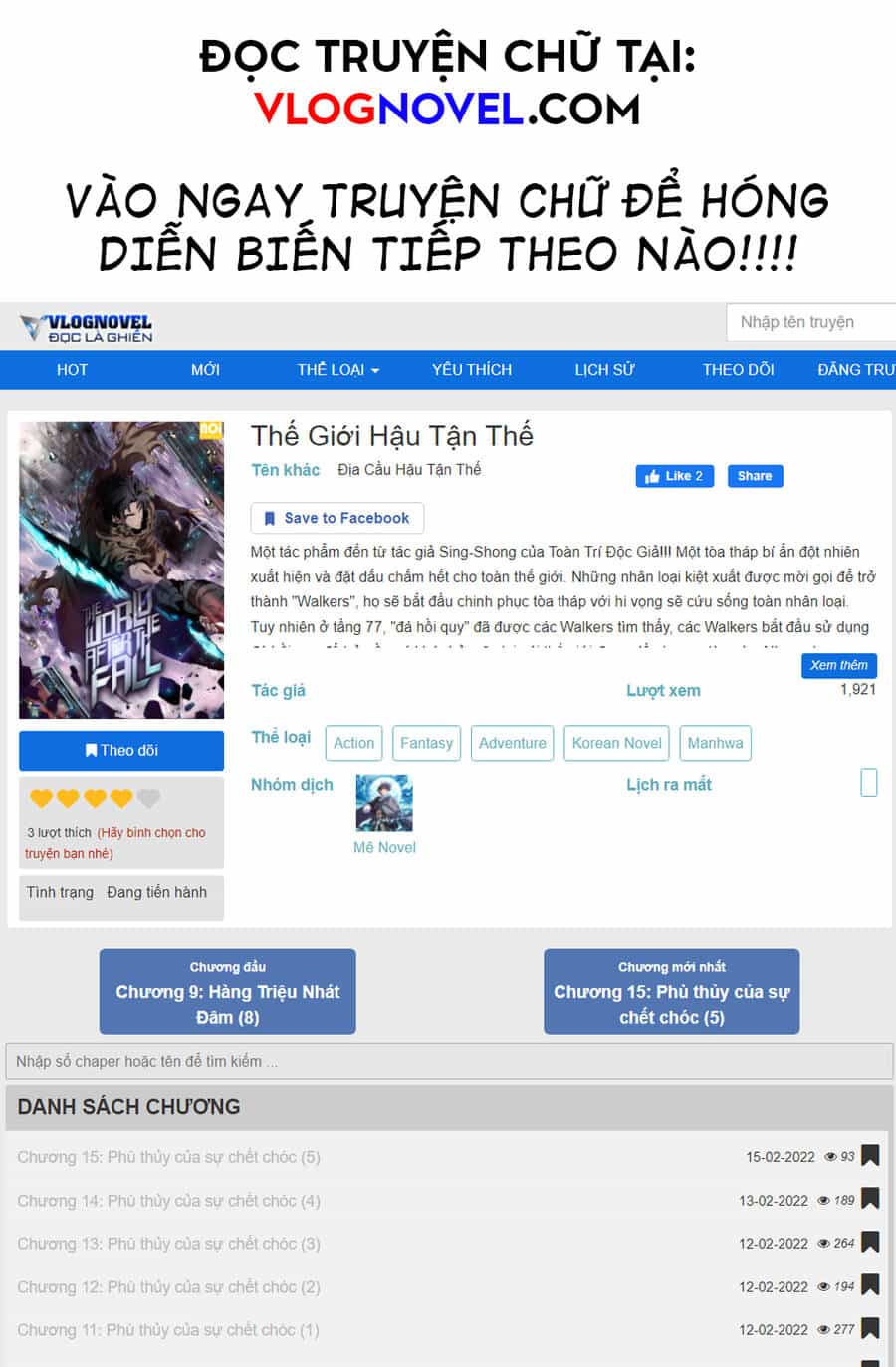 Thế Giới Sau Tận Thế - Chương 9 - ảnh 104