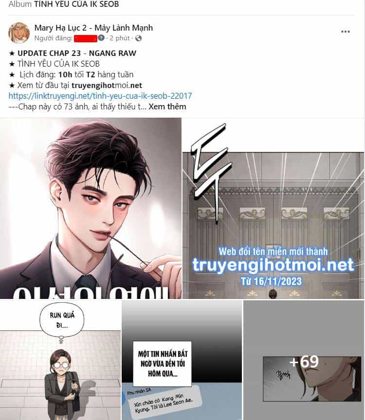 Tình Yêu Của Ik Seob - Chương 23.1 - ảnh 41