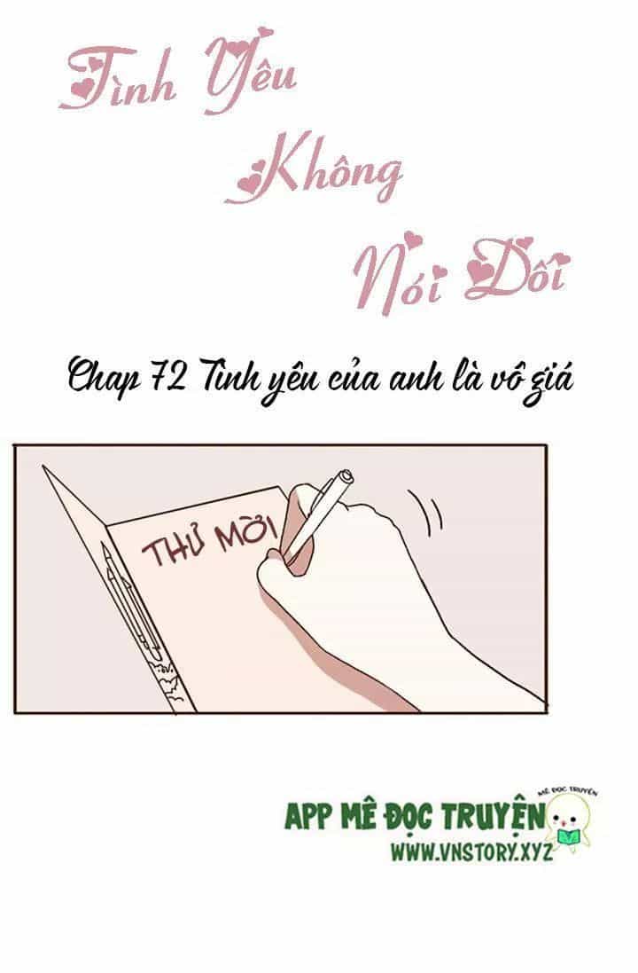 Tình Yêu Không Nói Dối - Chương 72 - ảnh 1