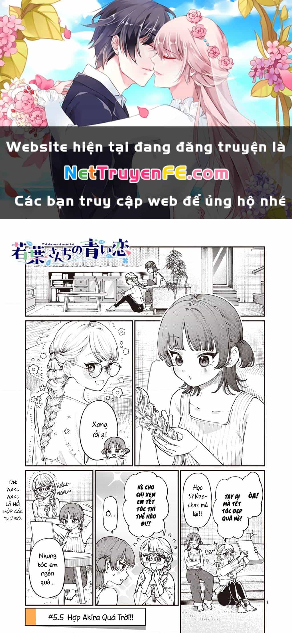 Tình Yêu Màu Lam Nhà Wakaba - Chương 5.5 - ảnh 2