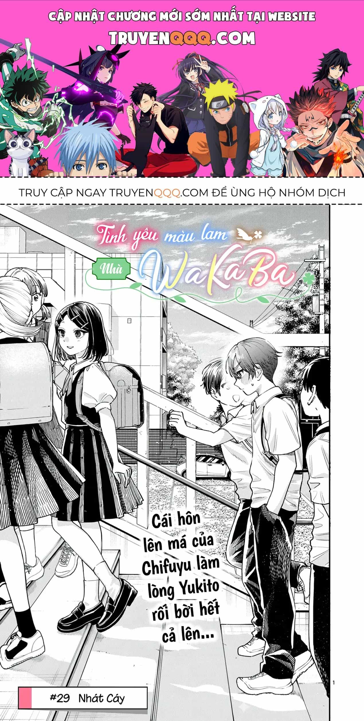 Tình Yêu Màu Lam Nhà Wakaba - Chương 29 - ảnh 1