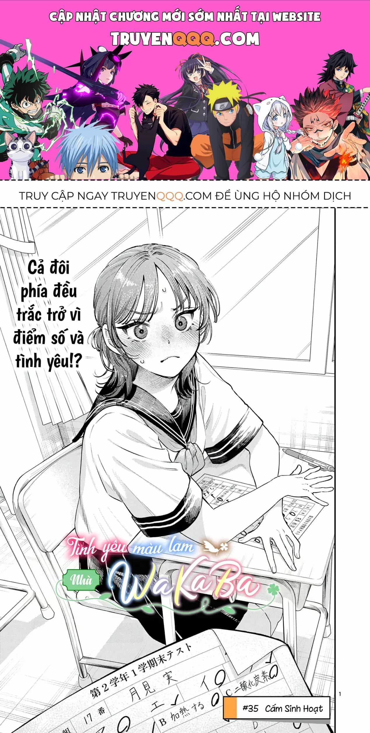 Tình Yêu Màu Lam Nhà Wakaba - Chương 36 - ảnh 1