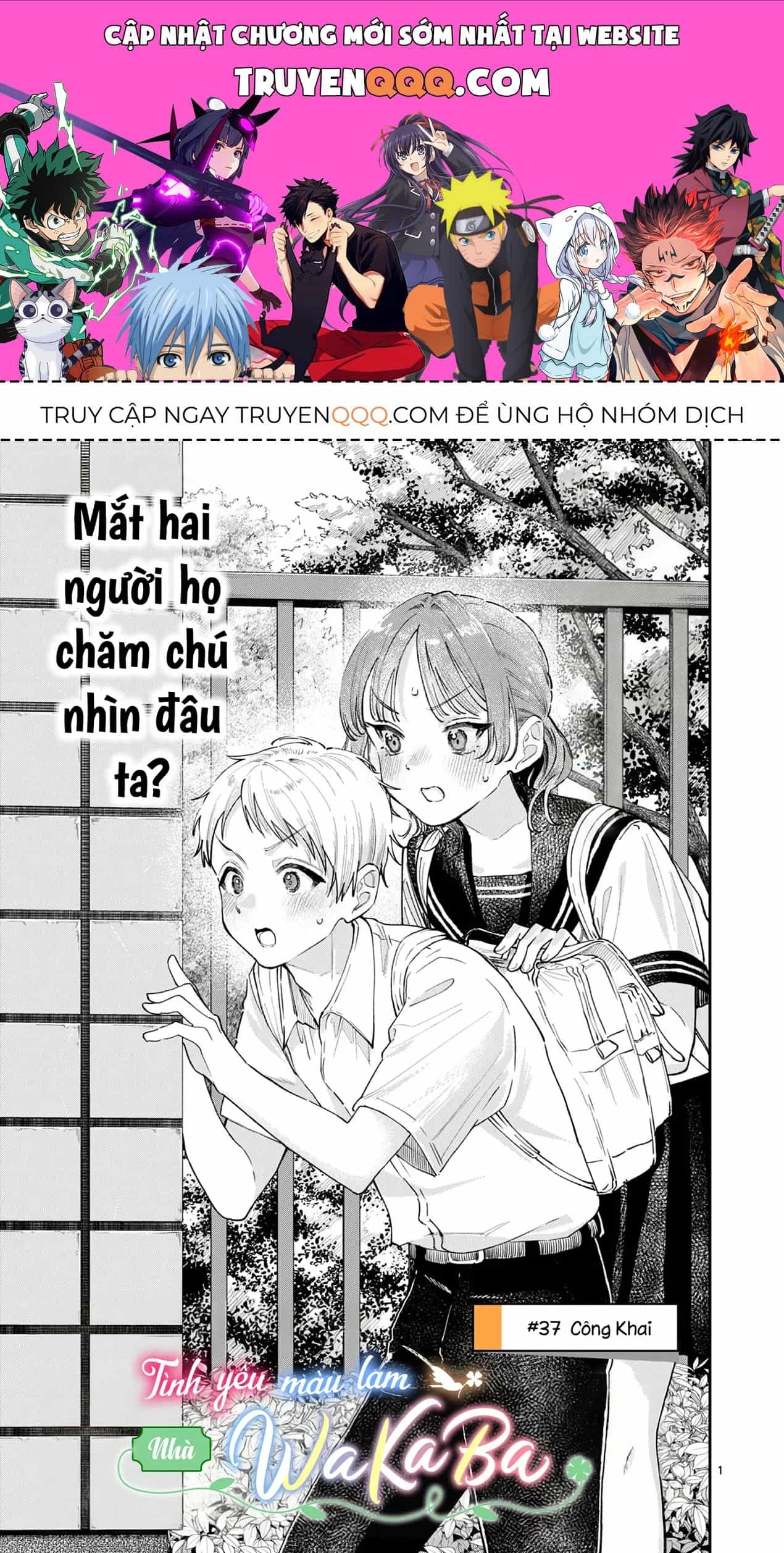 Tình Yêu Màu Lam Nhà Wakaba - Chương 37 - ảnh 1