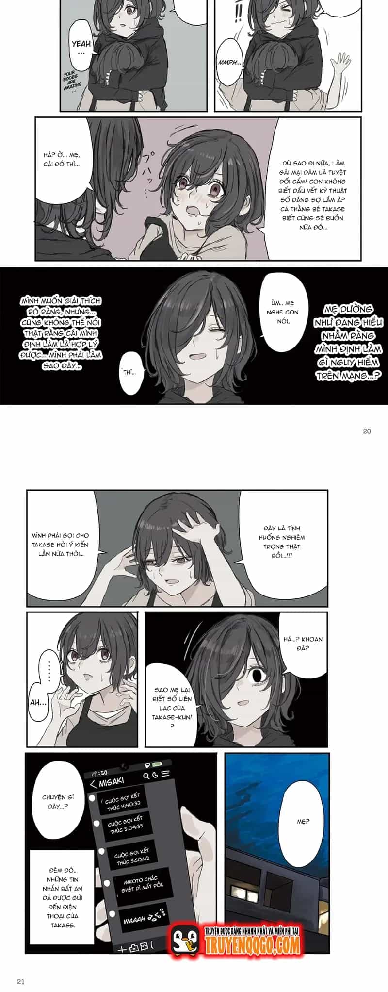 Tình Yêu Ngạt Thở Của Mikoto-Chan - Chương 17 - ảnh 2