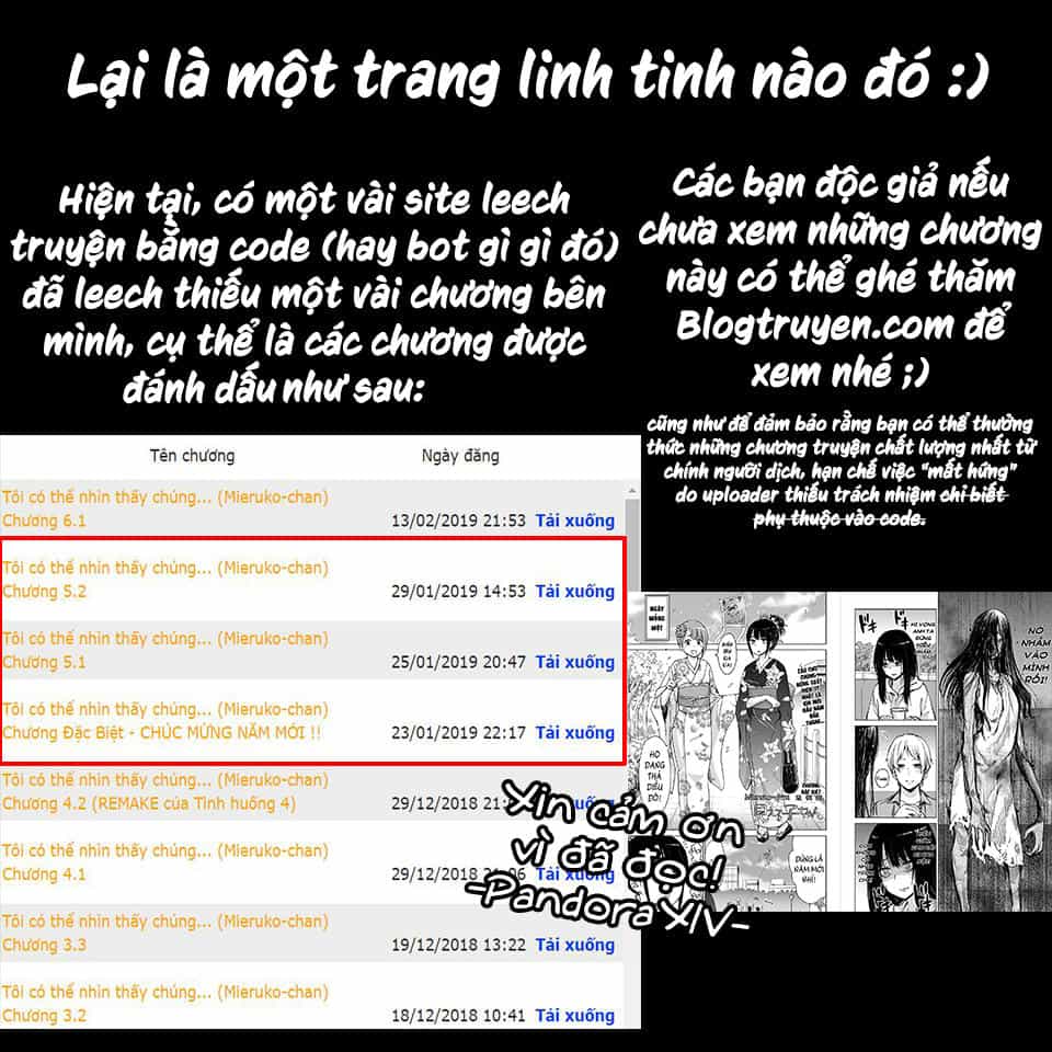 Tôi Có Thể Nhìn Thấy Chúng... - Chương 6.2 - ảnh 1