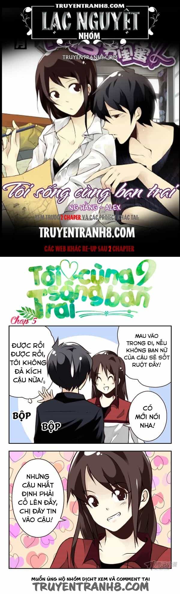 Tôi Sống Cùng Bạn Trai 2 - Chương 5 - ảnh 1