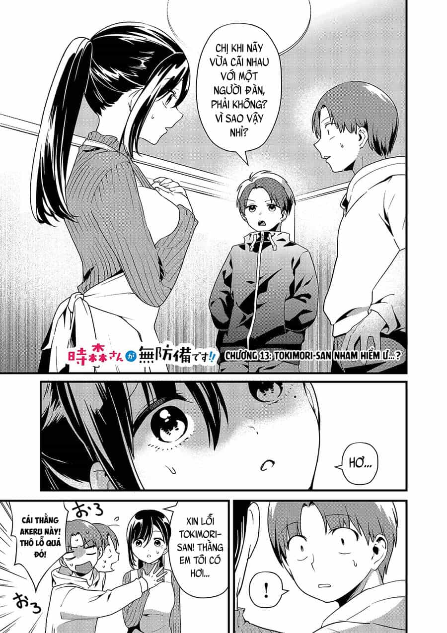 Tokimori-San Chẳng Chút Phòng Bị!! - Chương 13 - ảnh 2