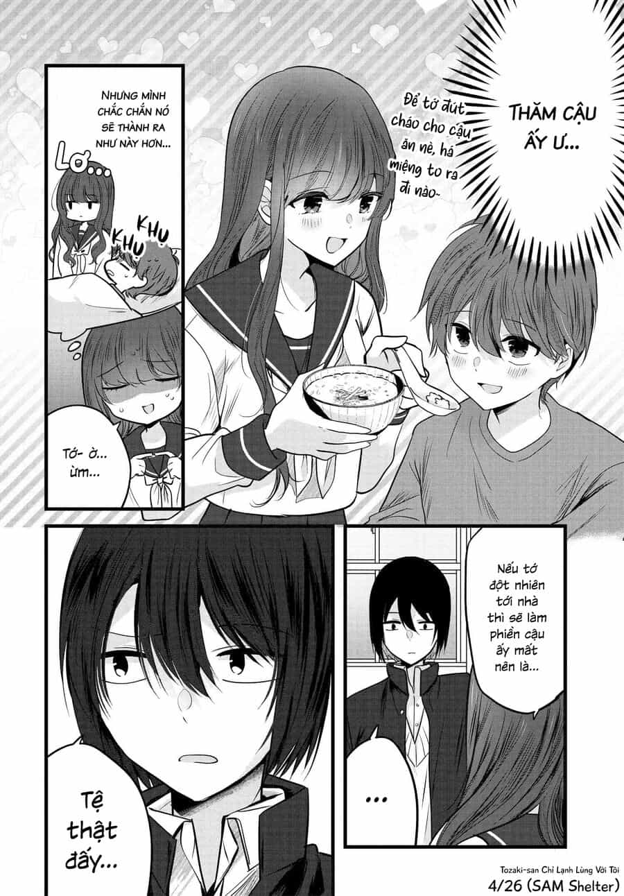 Tozaki-San Chỉ Lạnh Lùng Mỗi Mình Tôi - Chương 4 - ảnh 4