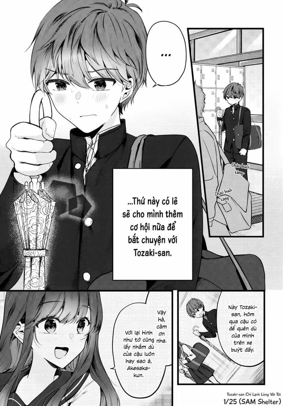 Tozaki-San Chỉ Lạnh Lùng Với Tôi - Chương 3 - ảnh 1
