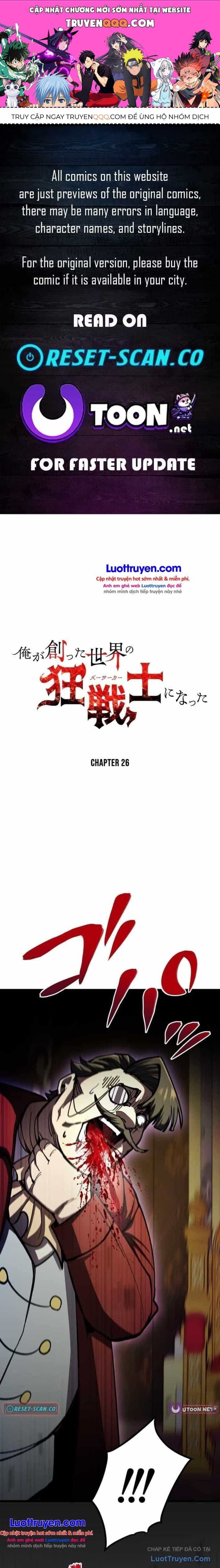 Trở Thành Cuồng Nhân Ở Chính Thế Giới Mà Mình Tạo Ra - Chương 26 - ảnh 1