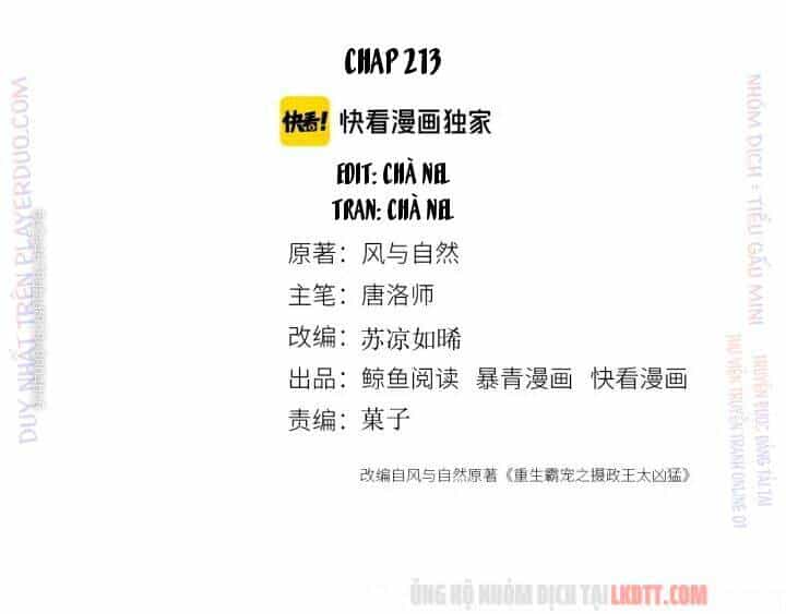 Trọng Sinh Bá Sủng Nhiếp Chính Vương Quá Mạnh Mẽ - Chương 213 - ảnh 2
