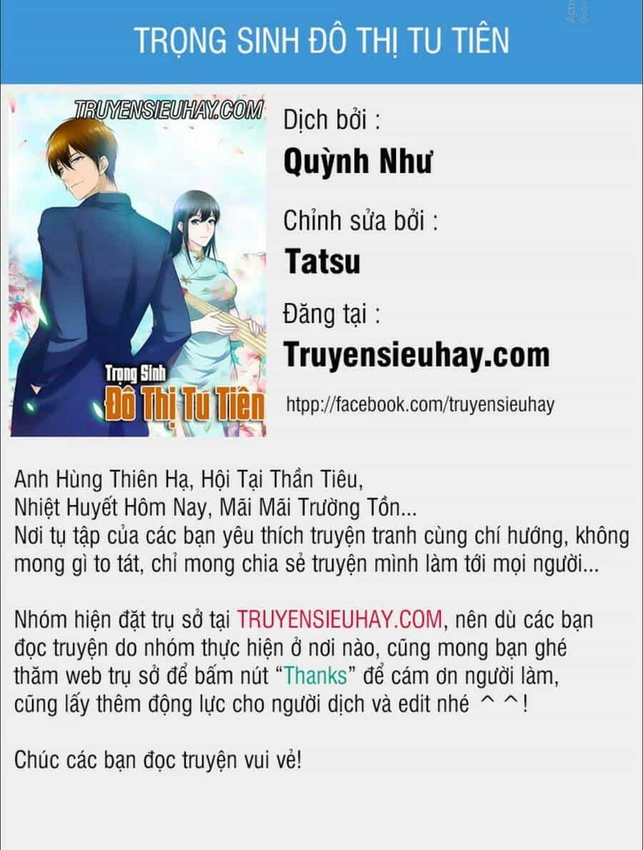 Trọng Sinh Đô Thị Tu Tiên - Chương 316 - ảnh 1