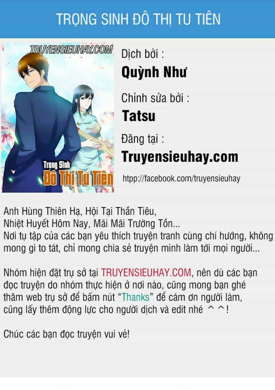 Trọng Sinh Đô Thị Tu Tiên - Chương 319 - ảnh 1