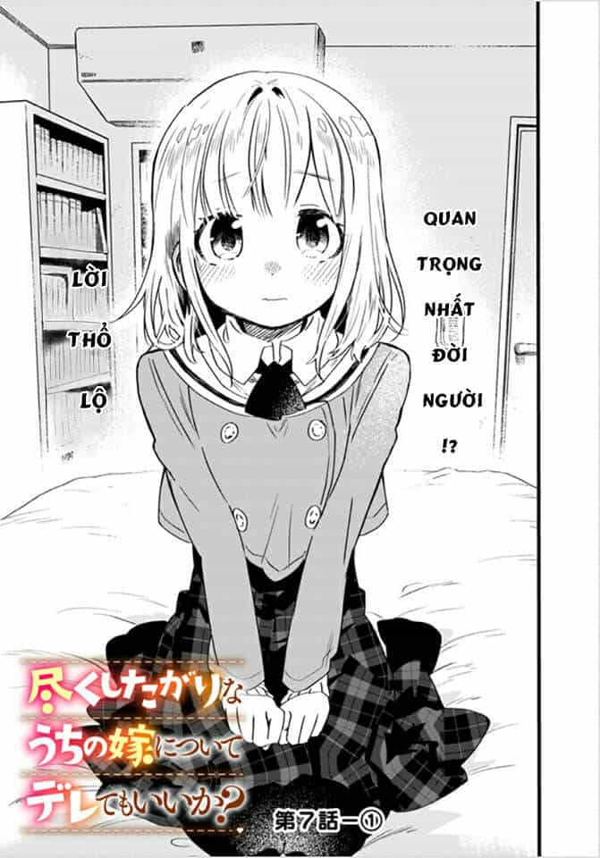 Tsukushitagari Na Uchi No Yome Nitsuite Dere Temoii Ka? - Chương 7.1 - ảnh 1