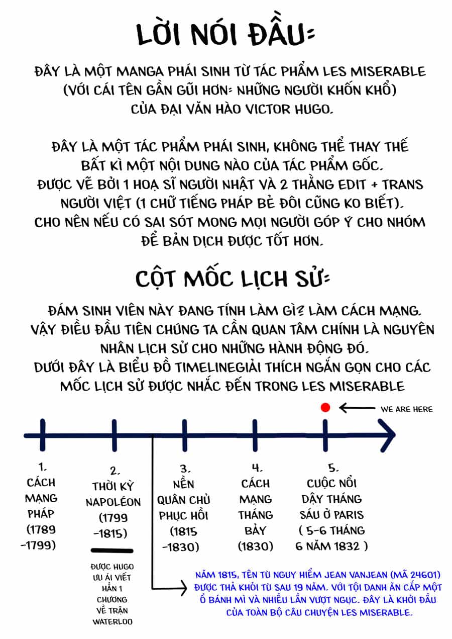 Từ Les Miserable - Gửi Đến Những Người Bạn Của Khoảnh Khắc L'heure Bleue. - Chương 1 - ảnh 2