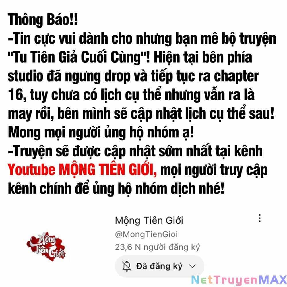 Tu Tiên Giả Cuối Cùng - Chương 13.5 - ảnh 4