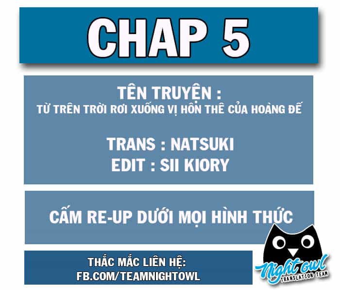 Từ Trên Trời Rơi Xuống Vị Hôn Thê Của Hoàng Đế - Chương 5 - ảnh 1