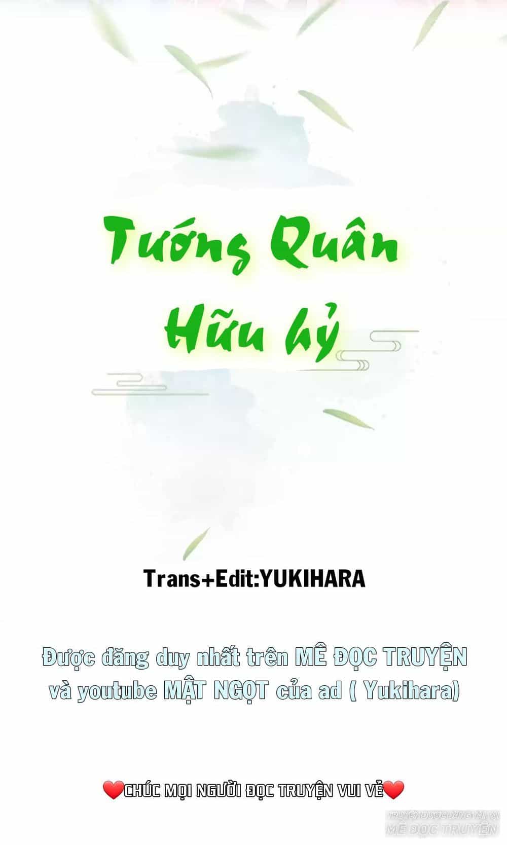 Tướng Quân Hữu Hỷ - Chương 30 - ảnh 1