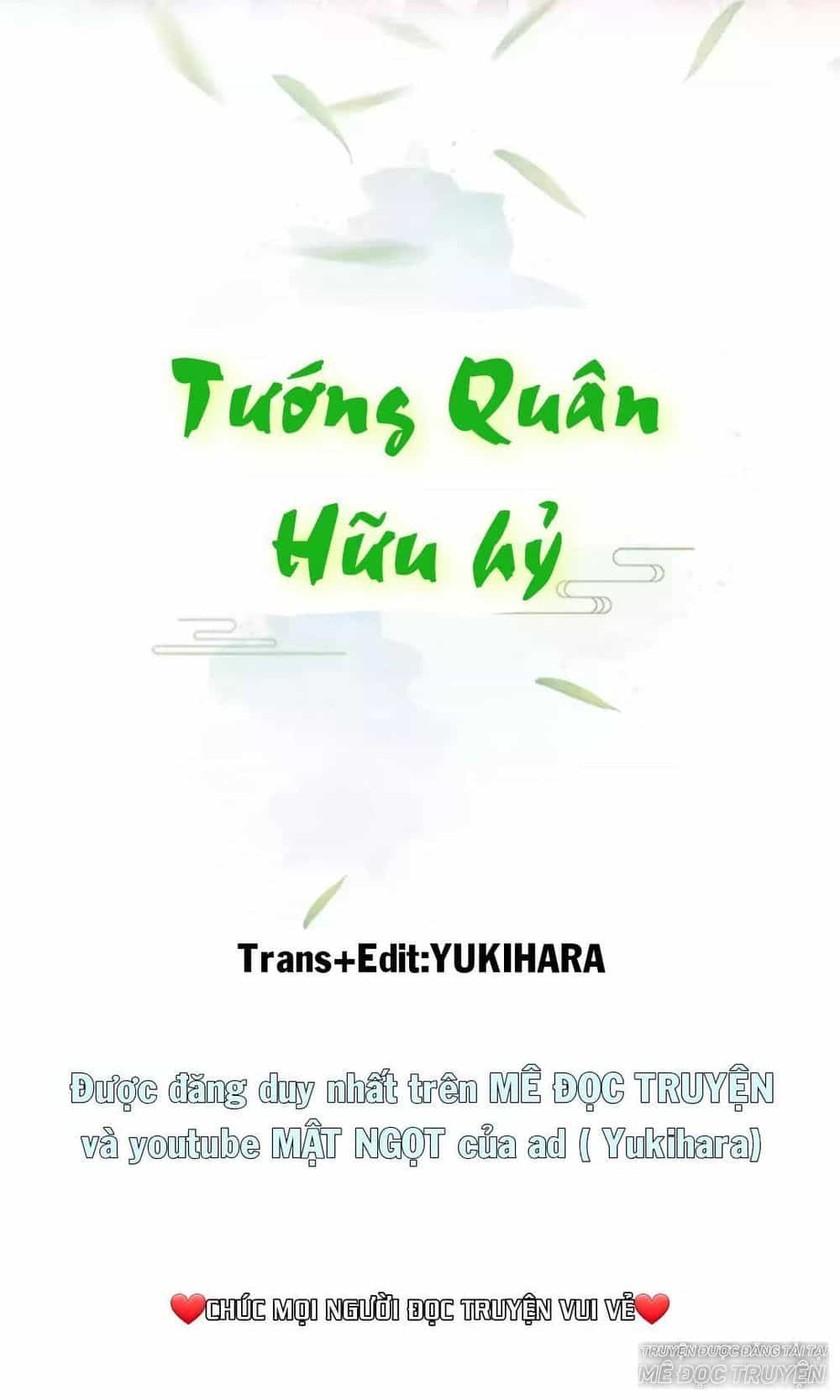 Tướng Quân Hữu Hỷ - Chương 33 - ảnh 1