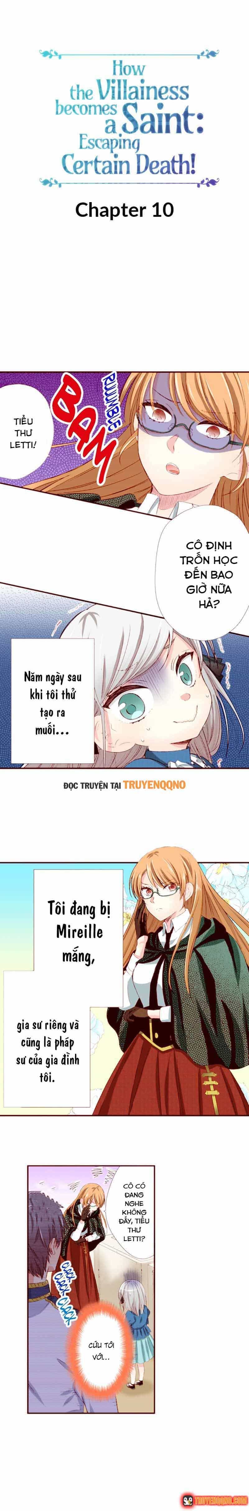 Tuy Là Ác Nữ Nhưng Tôi Quyết Thành Thánh Nữ Để Né Cờ Chết - Chương 10 - ảnh 2