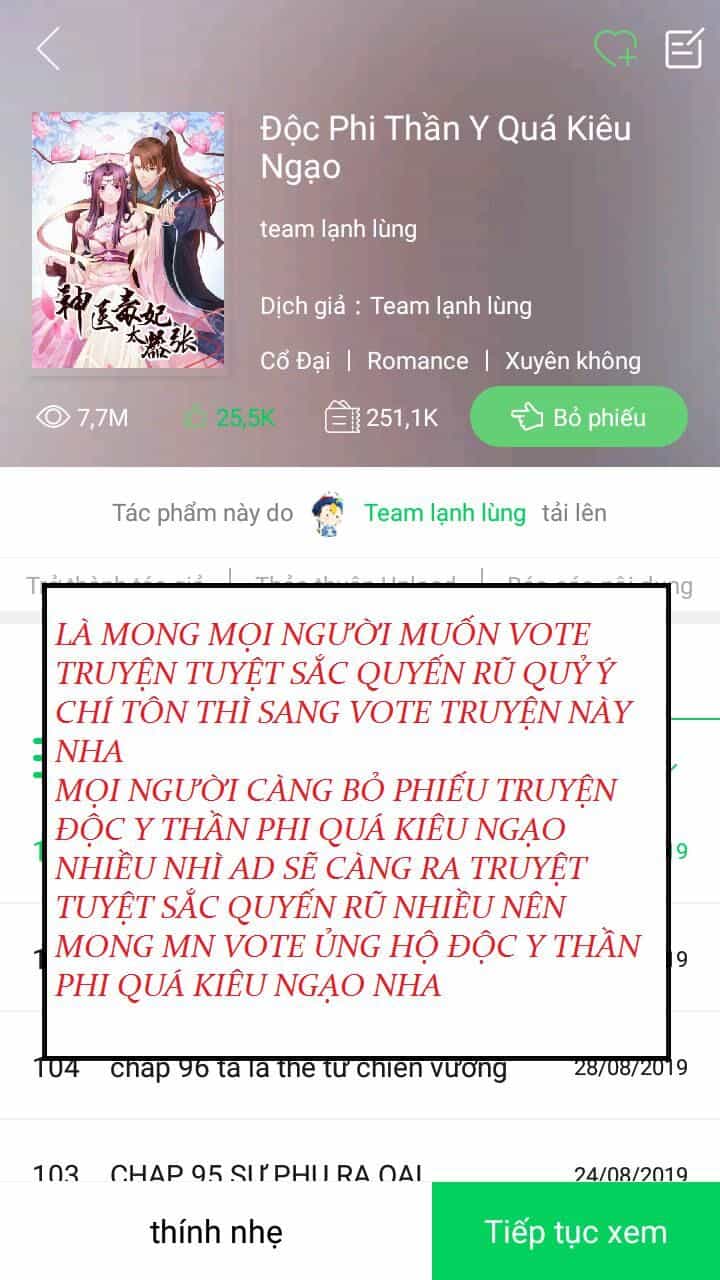 Tuyệt Sắc Quyến Rũ: Quỷ Y Chí Tôn - Chương 131 - ảnh 78