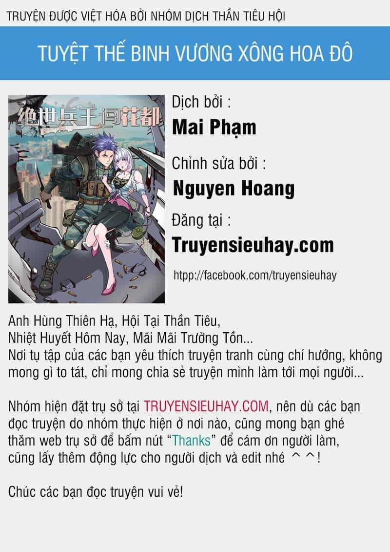 Tuyệt Thế Binh Vương Xông Hoa Đô - Chương 116 - ảnh 1