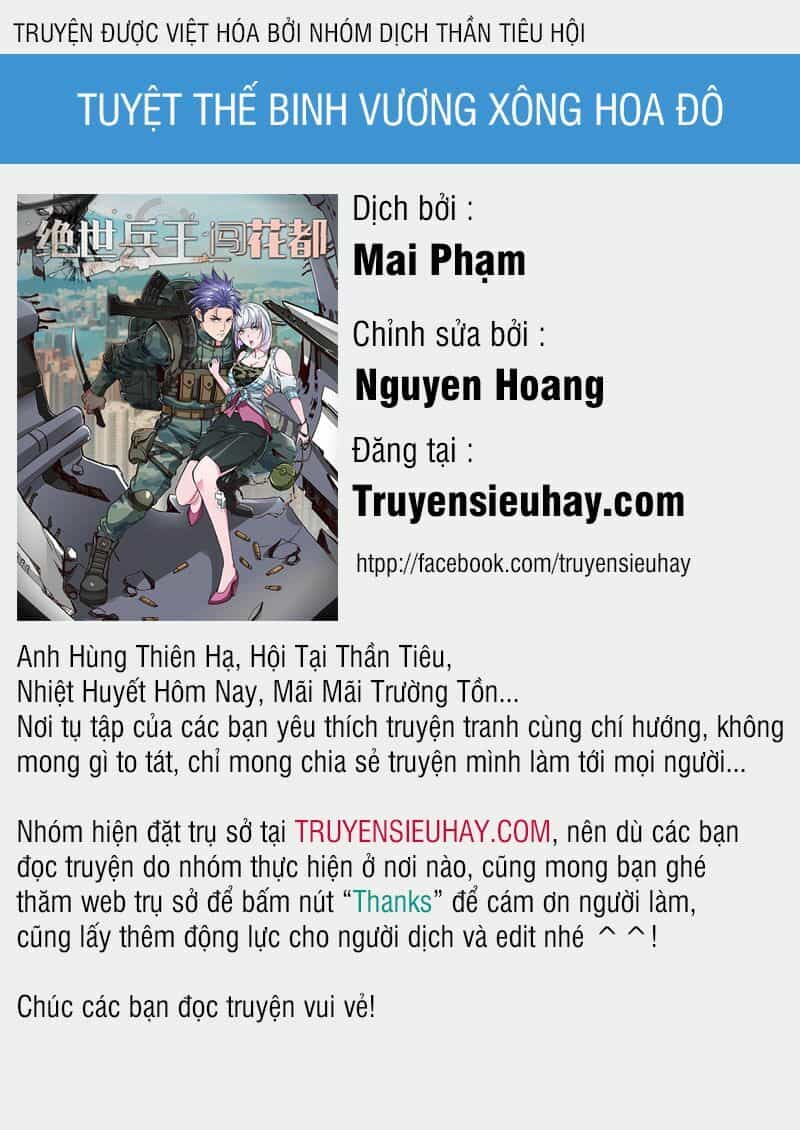 Tuyệt Thế Binh Vương Xông Hoa Đô - Chương 5 - ảnh 1