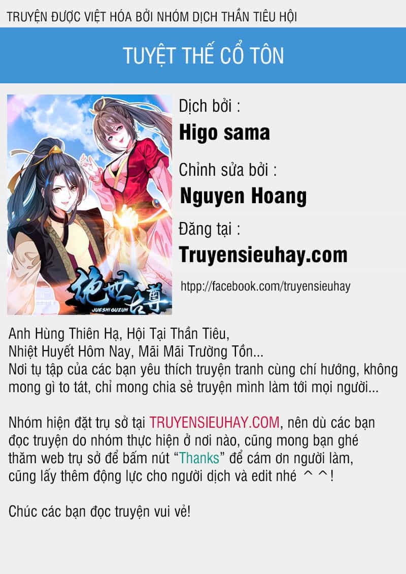 Tuyệt Thế Cổ Tôn - Chương 3 - ảnh 1