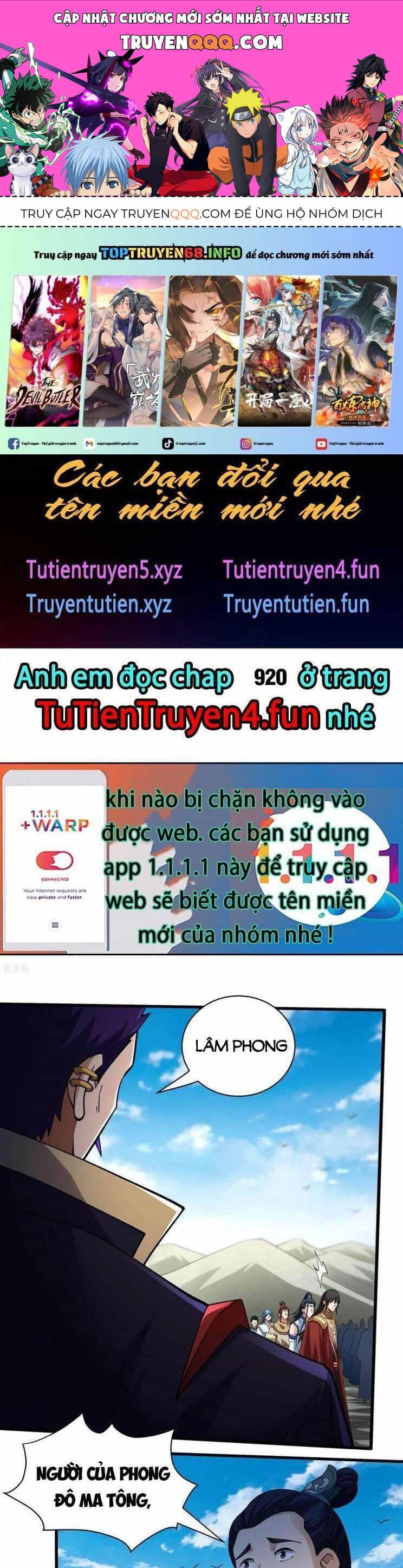 Tuyệt Thế Võ Thần - Chương 919 - ảnh 1