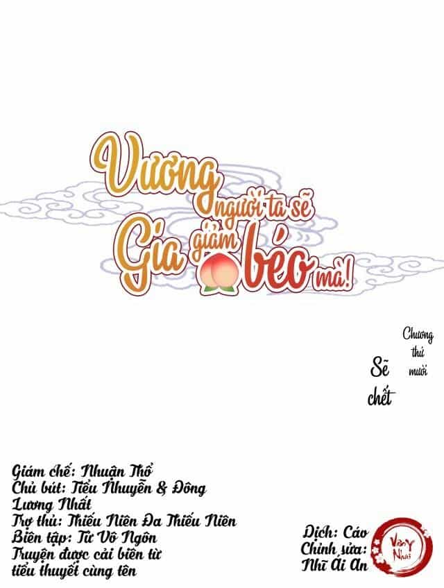 Vương Gia Người Ta Sẽ Giảm Béo Mà!!! - Chương 10 - ảnh 1
