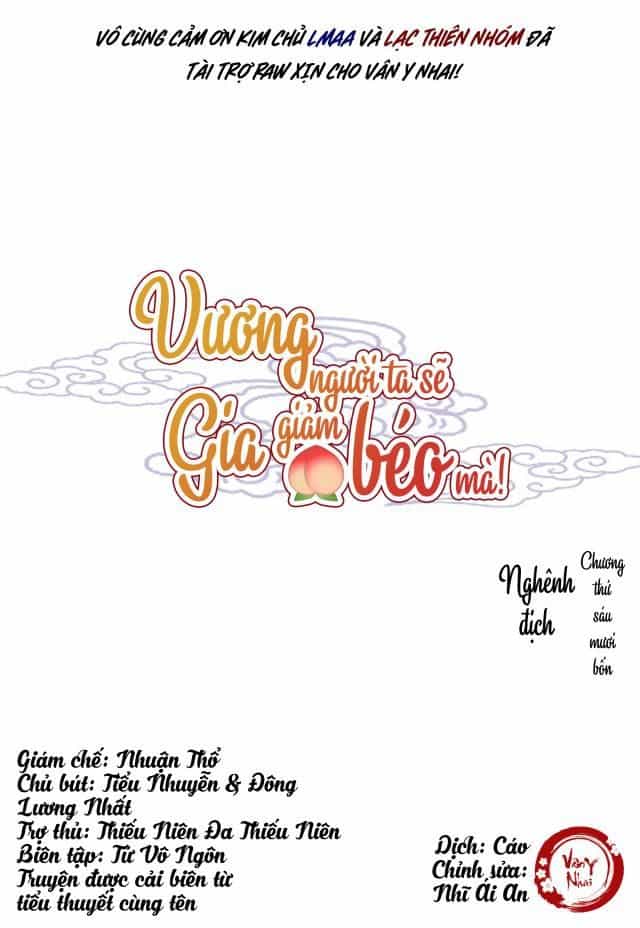Vương Gia Người Ta Sẽ Giảm Béo Mà!!! - Chương 64 - ảnh 1