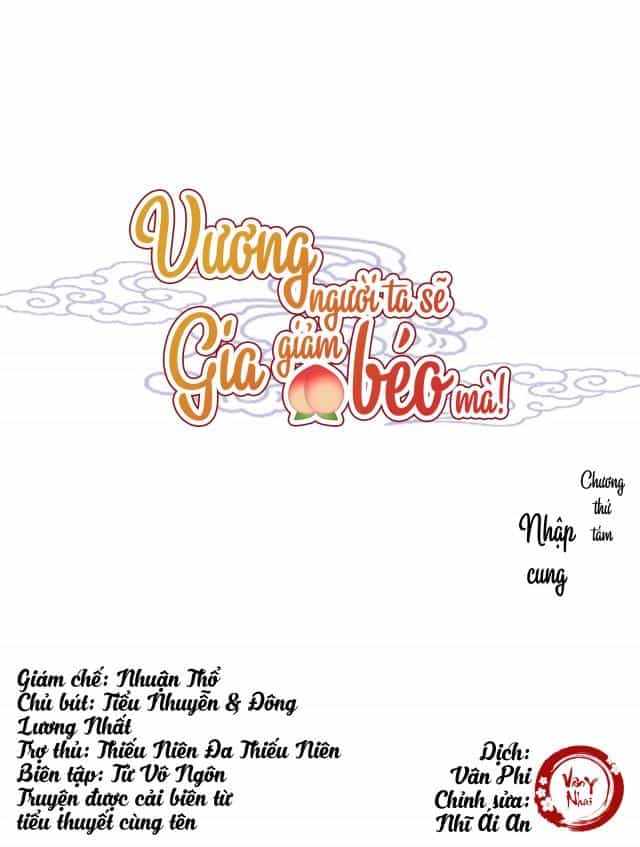 Vương Gia Người Ta Sẽ Giảm Béo Mà!!! - Chương 8 - ảnh 1