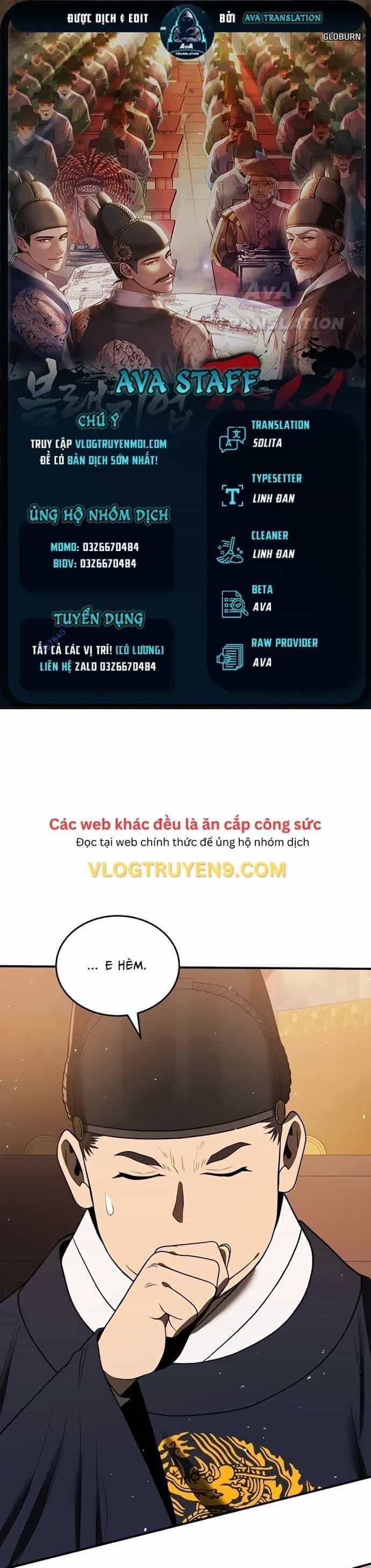 Vương Triều Đen Tối: Joseon - Chương 9 - ảnh 1