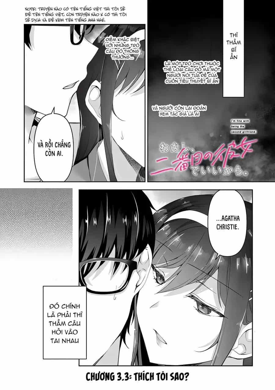 Watashi, 2-Banme No Kanojo De Ii Kara. - Chương 3.3 - ảnh 3